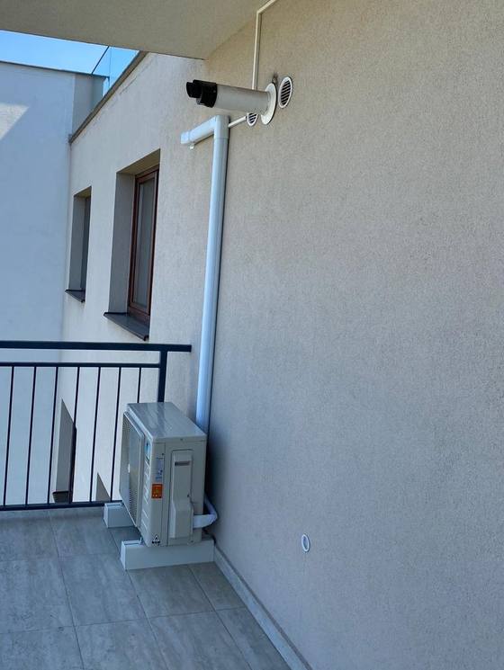 Balcon · coborâre mascată până la unitatea Daikin